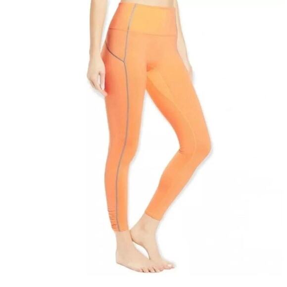 Free People Movement You’re A Peach Leggings Size XS 7/8 Length Running Lounge - Picture 1 of 15